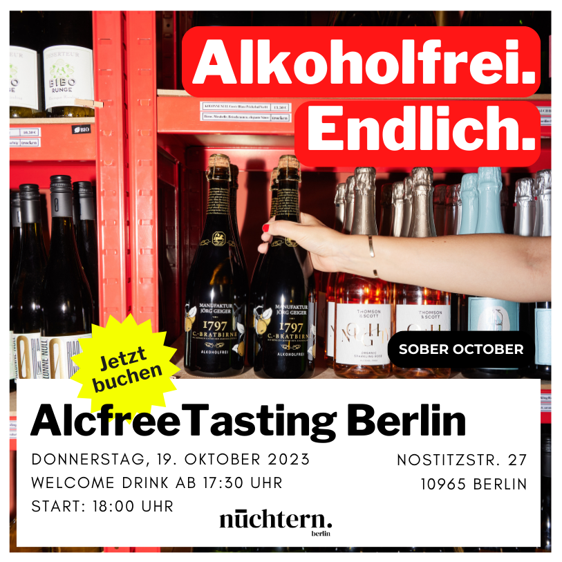 Sober October Tasting im Berliner Store 🥂🍹🍷