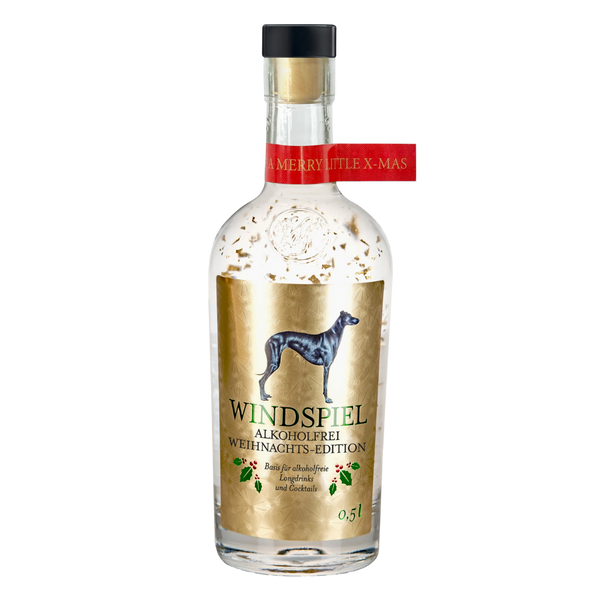 Windspiel Weihnachts-Edition Alkoholfrei 500 ml – 22-Karat Blattgoldflocken