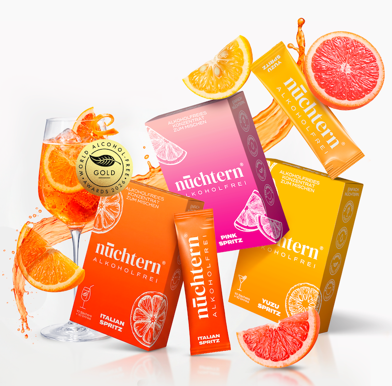 nüchtern Spritz Aperitivo Set Alkoholfrei – 30 Drinks (Italian + Pink + Yuzu Spritz)