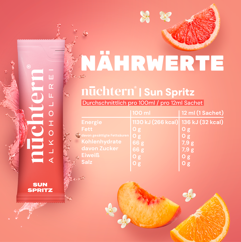 nüchtern Sun Spritz Alkoholfrei – 3er‑Paket (30 Drinks für deinen Aperitivo)