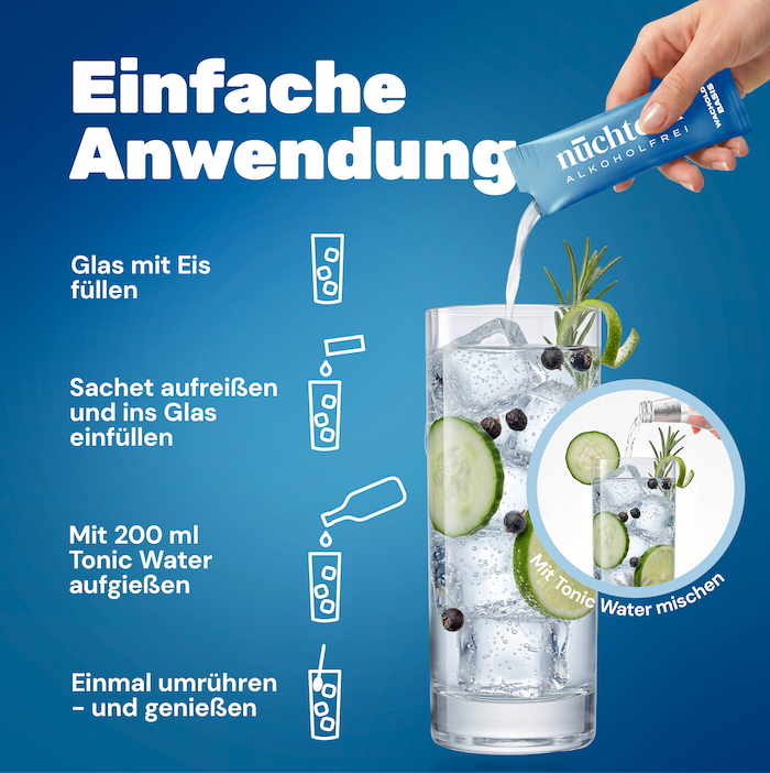 nüchtern Wacholder Basis Alkoholfrei – 10 alkoholfreie Drinks
