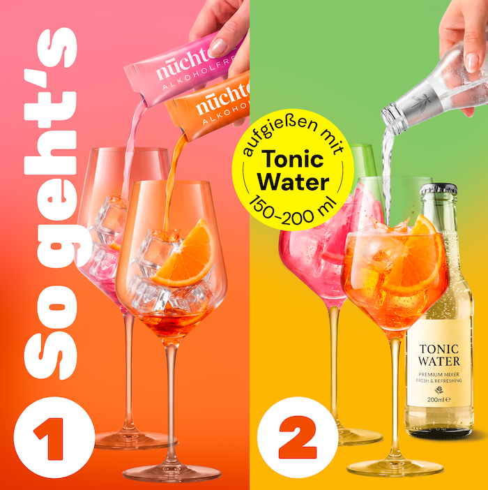 nüchtern Mixed Box Alkoholfrei – 20 Drinks für deinen Aperitivo