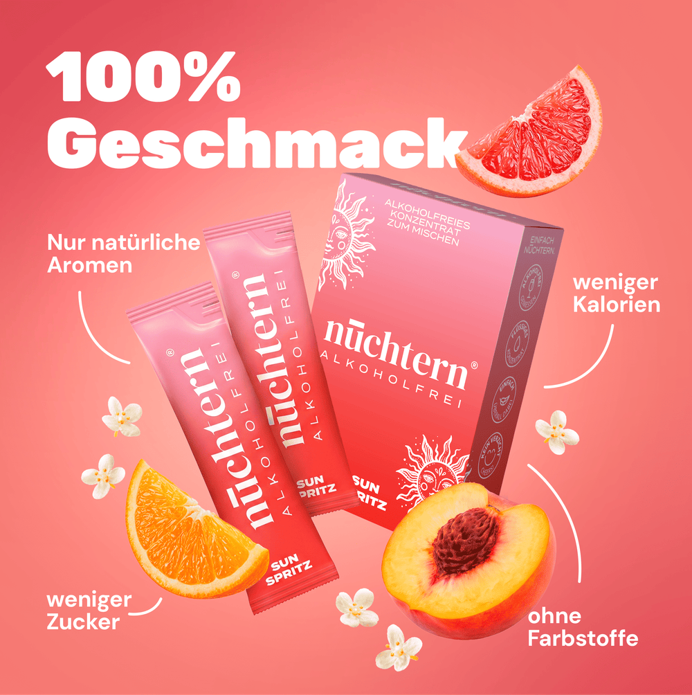 nüchtern Sun Spritz Alkoholfrei – 3er‑Paket (30 Drinks für deinen Aperitivo)