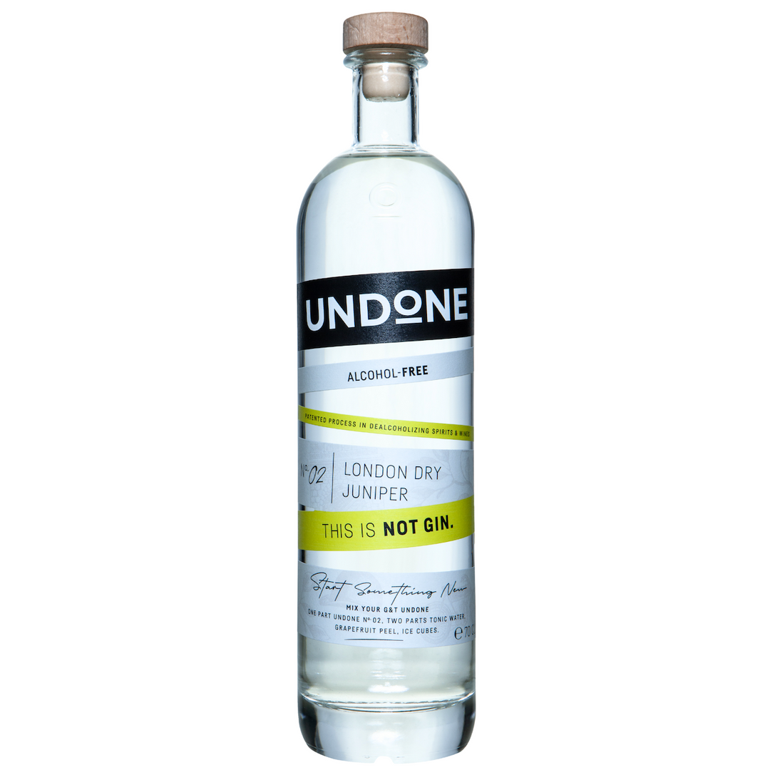 Undone NO.2 Juniper Type Gin Alternative Alkoholfrei 700 ml