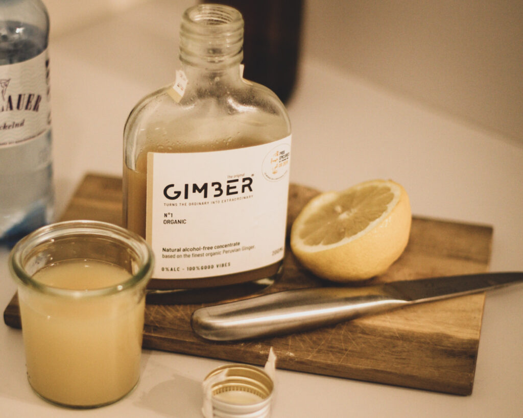 Gimber ist alkoholfrei.