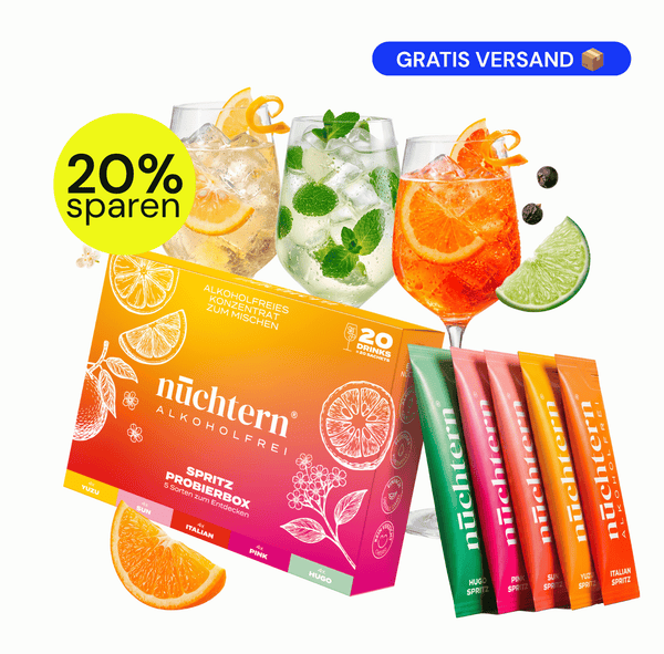 nüchtern Mixed Box Alkoholfrei – 20 Drinks für deinen Aperitivo
