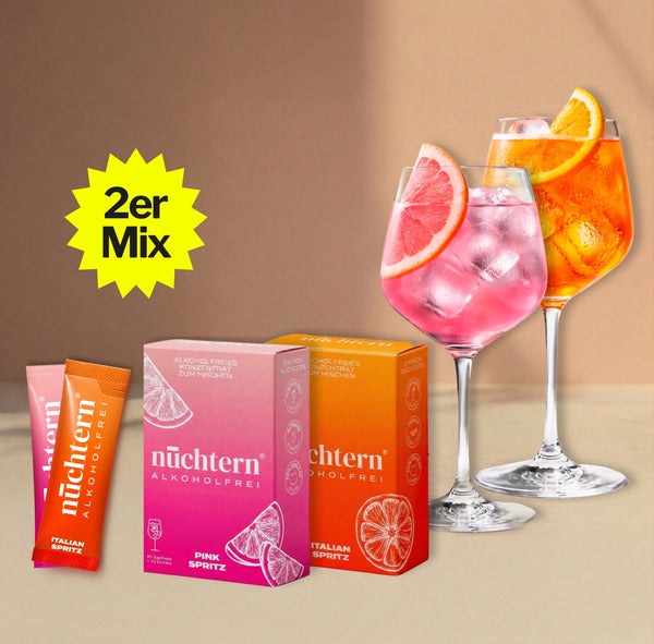 nüchtern Spritz Mixed‑Paket Alkoholfrei – 20 Drinks (Italian + Pink Spritz)