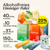 nüchtern Signature Paket Alkoholfrei – 40 Drinks (Wacholder Basis, Italian, Hugo, und Yuzu Spritz)