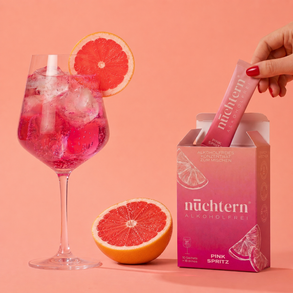 nüchtern Pink Spritz Alkoholfrei – 2er‑Paket (20 Drinks für deinen Aperitivo)