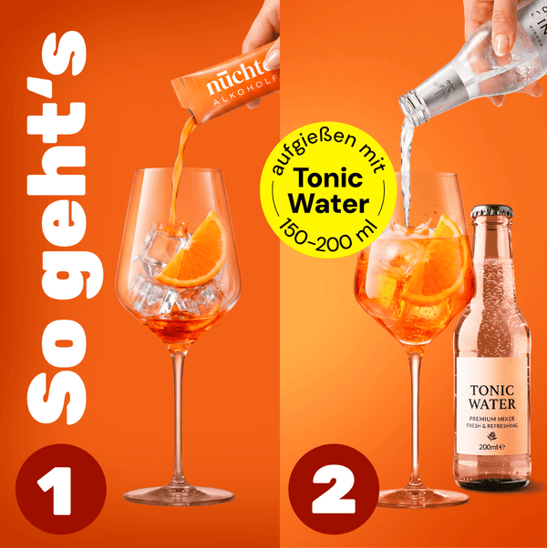 nüchtern Italian Spritz Alkoholfrei – 3er‑Paket (30 Drinks für deinen Aperitivo)