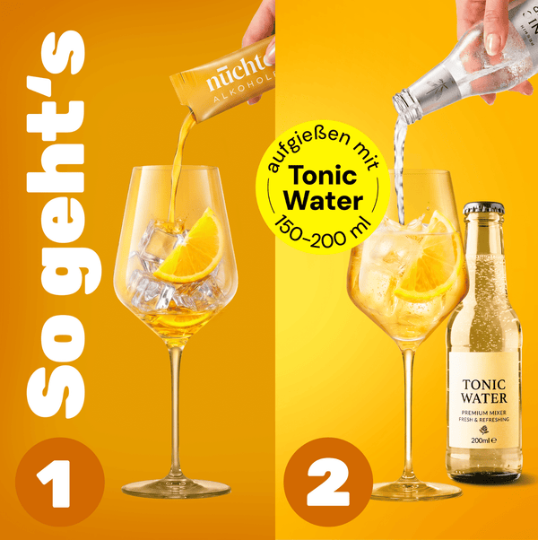 nüchtern Yuzu Spritz Alkoholfrei – 3er‑Paket (30 Drinks für deinen Aperitivo)