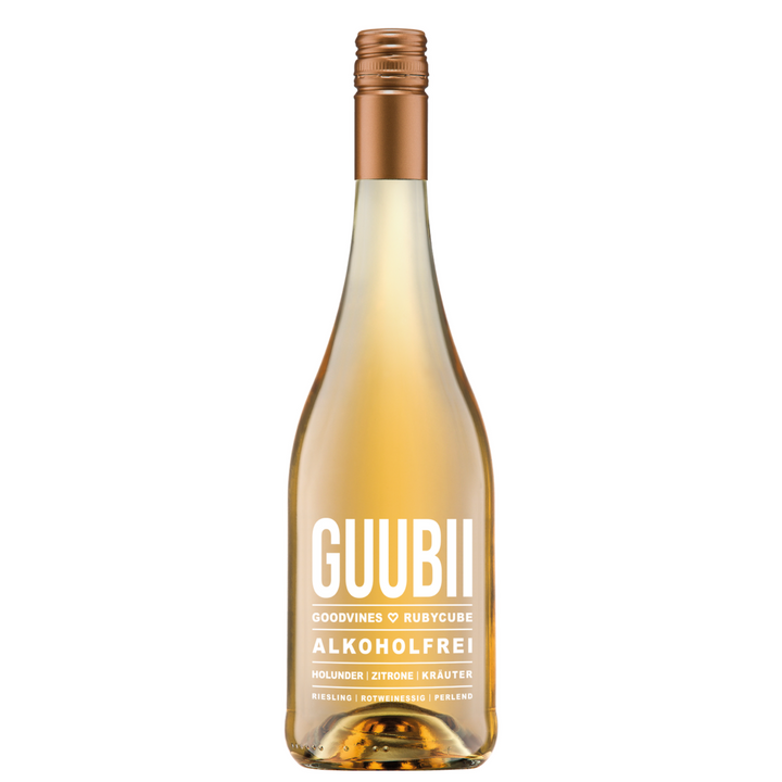 GUUBII Holunder - Zitrone alkoholfreier Weinaperitif 750 ml
