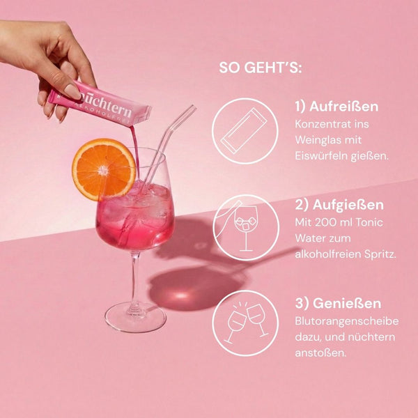 nüchtern Pink Spritz Alkoholfrei 10 x 12 ml