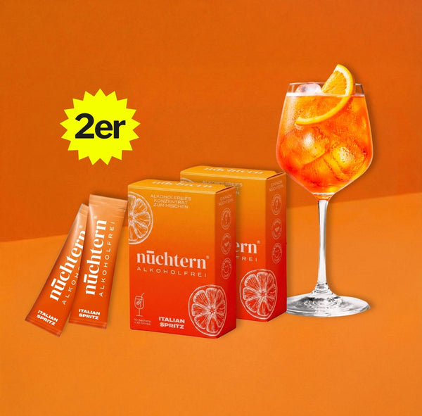 nüchtern Italian Spritz Alkoholfrei – 2er‑Paket (20 Drinks für deinen Aperitivo)