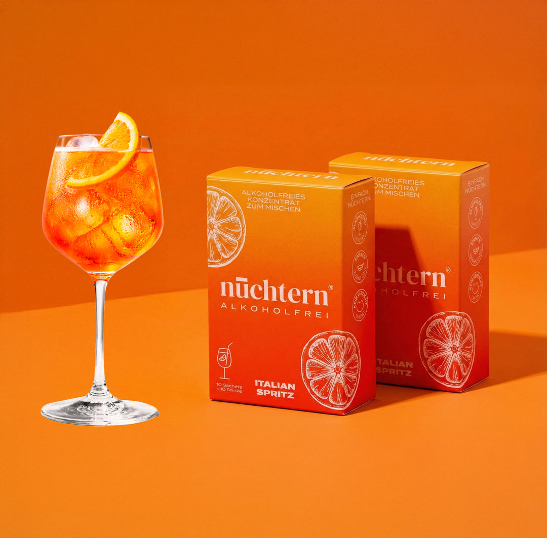 nüchtern Italian Spritz Alkoholfrei – 2er‑Paket (20 Drinks für deinen Aperitivo)