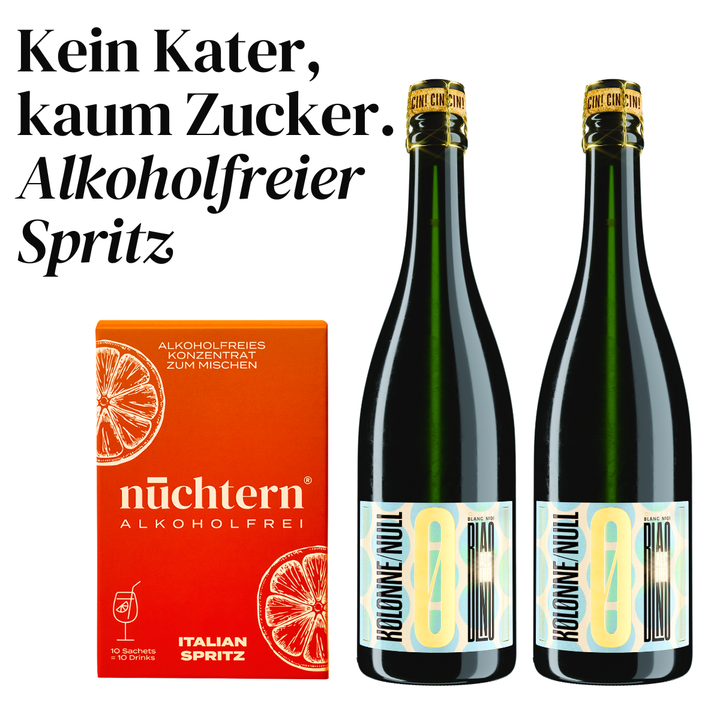 0 % Bundle: Alkoholfreier Spritz mit kaum Zucker 😻