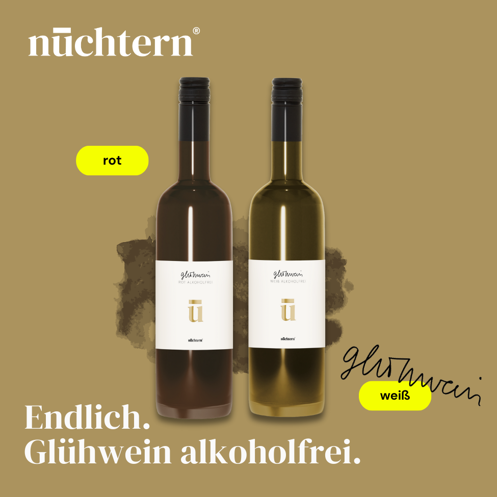 4 Jahre nüchtern: Glühwein alkoholfrei rot + weiß im Paket ❤️‍🔥 Lieferung ab dem 29.11.