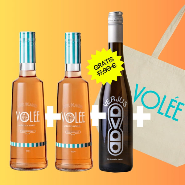 Volée Bundle — 2 Flaschen + AVAA gratis + Jute Bag