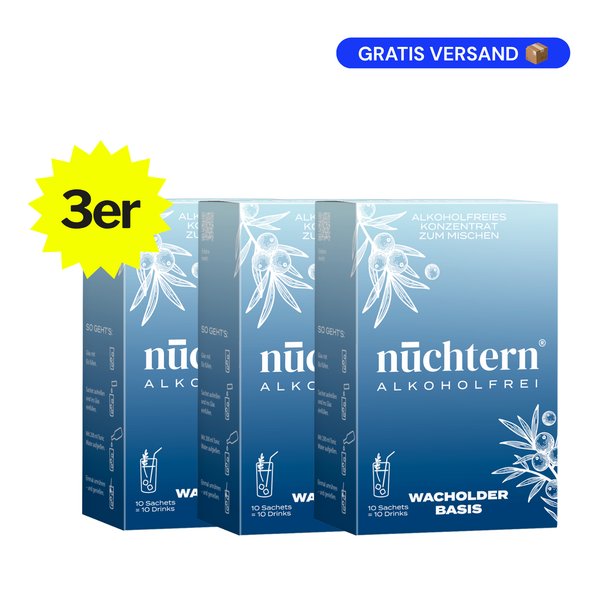 nüchtern Wacholder Basis Alkoholfrei – 30 alkoholfreie Drinks