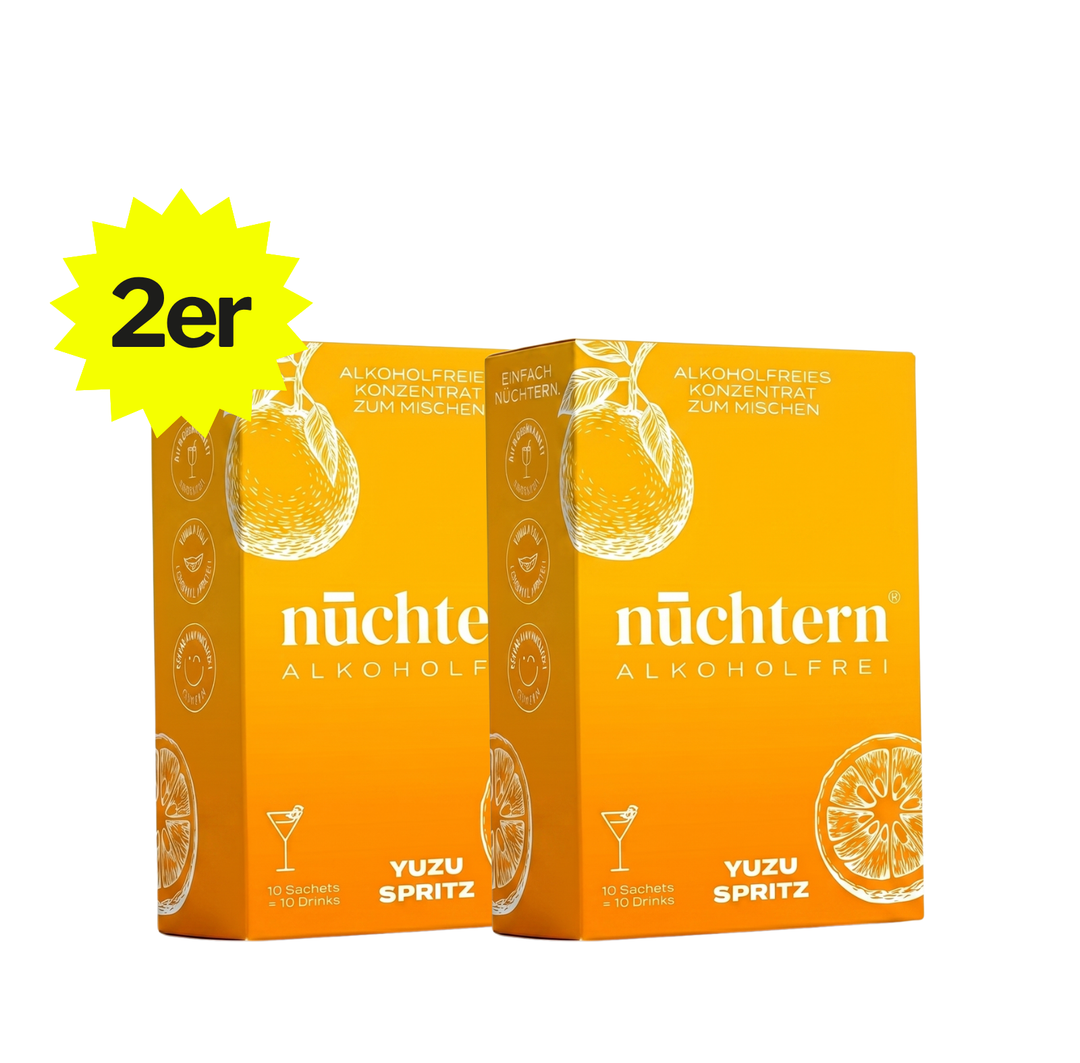 nüchtern Yuzu Spritz Alkoholfrei – 2er‑Paket (20 Drinks für deinen Aperitivo)