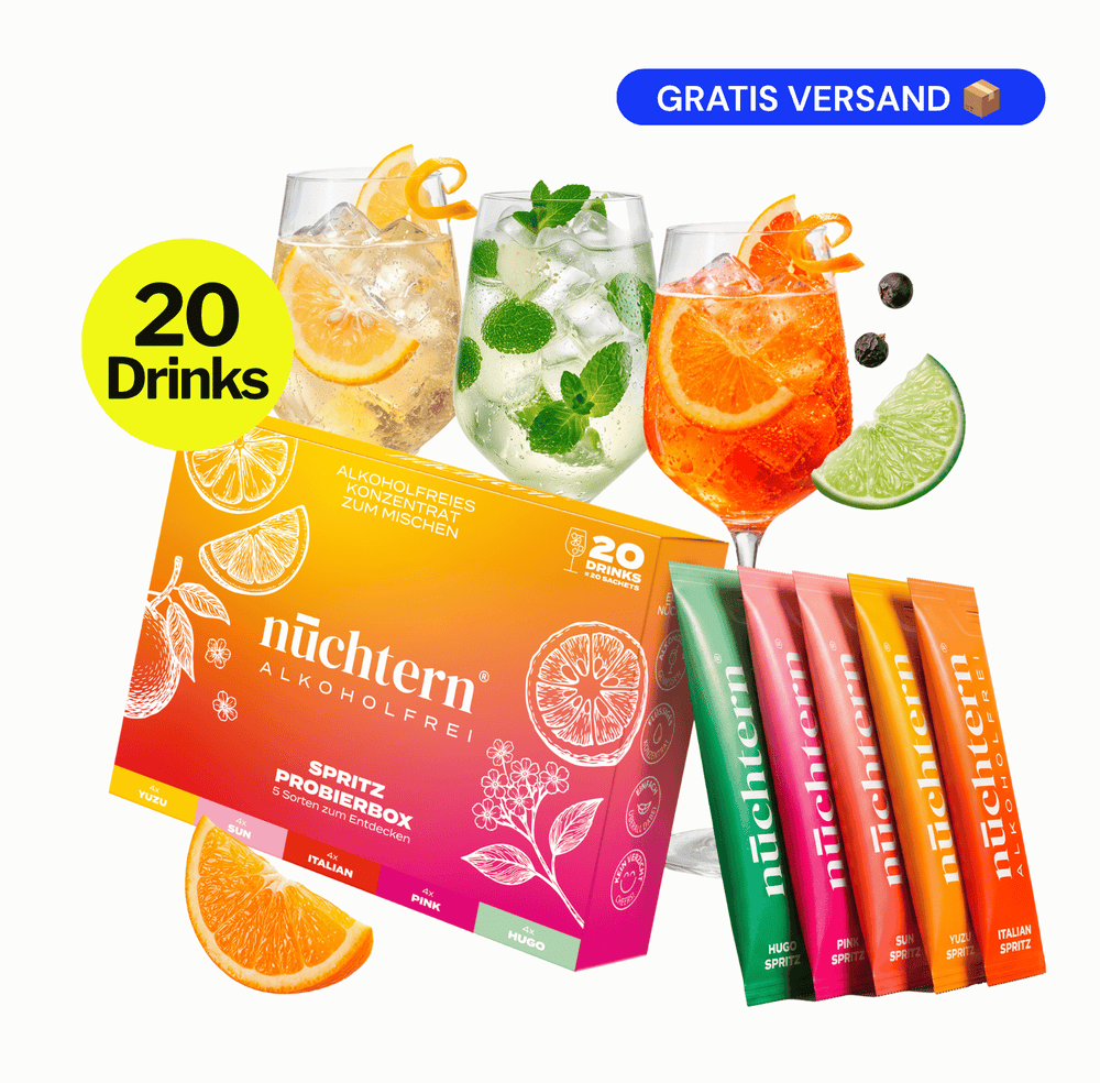 nüchtern Mixed Box Alkoholfrei – 20 Drinks für deinen Aperitivo