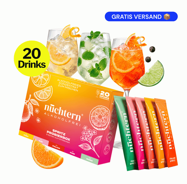 nüchtern Mixed Box Alkoholfrei – 20 Drinks für deinen Aperitivo