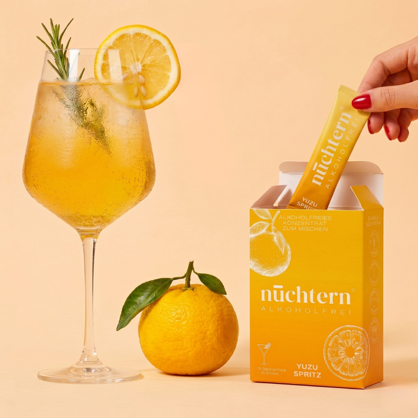 nüchtern Spritz Aperitivo Set Alkoholfrei – 30 Drinks (10 Yuzu + 10 Pink + 10 Sun Spritz)
