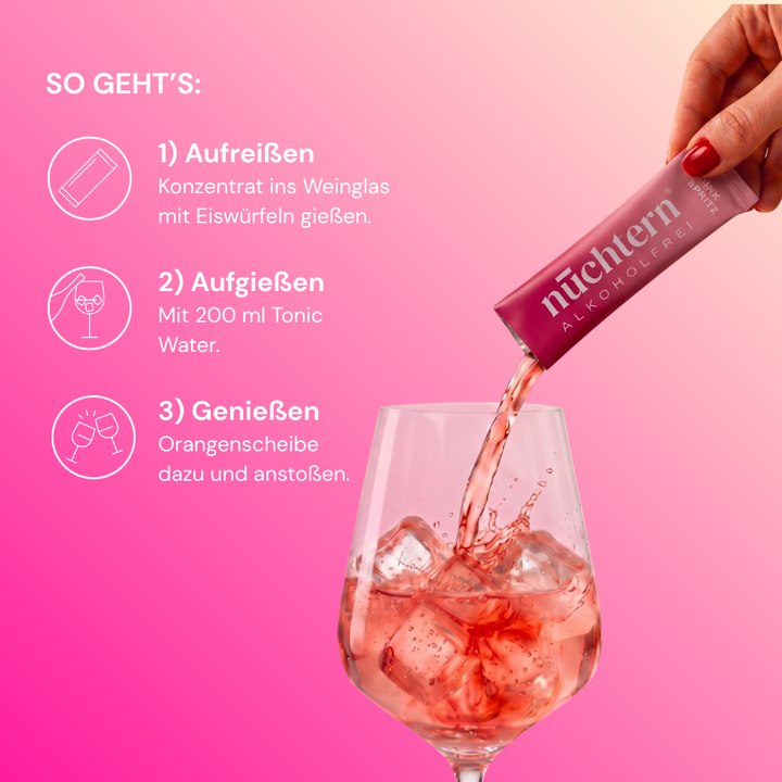nüchtern Pink Spritz Alkoholfrei – 10 Drinks für deinen Aperitivo