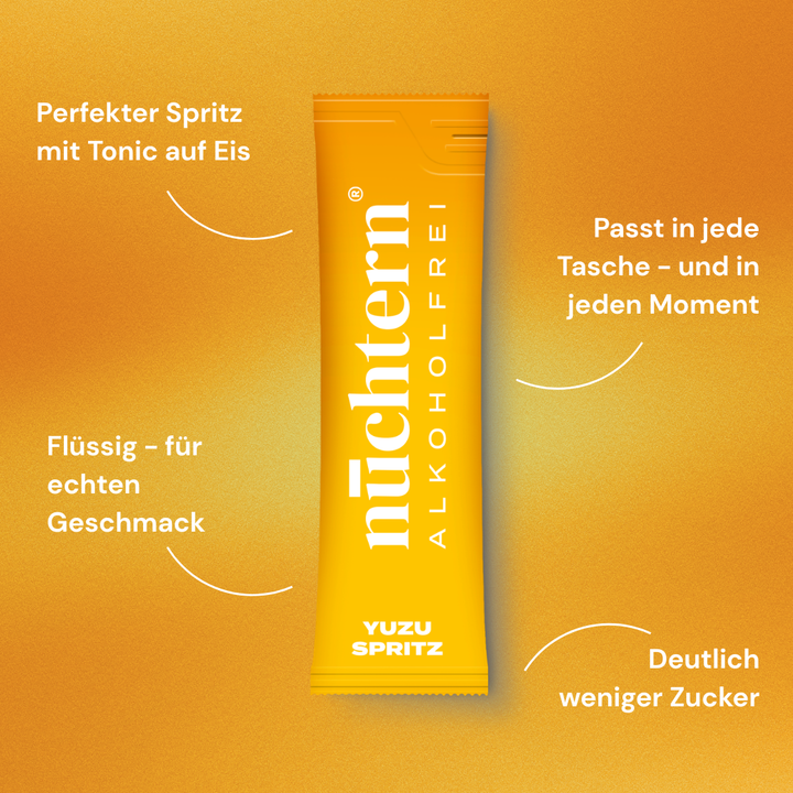 nüchtern Yuzu Spritz Alkoholfrei – 2er‑Paket (20 Drinks für deinen Aperitivo)
