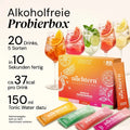 0 alkoholfreie Drinks in 5 Sorten, ca. 37 kcal pro Drink, mit 150 ml Tonic Water in 10 Sekunden fertig