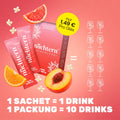nüchtern Sun Spritz Sachets: 1 Sachet ergibt 1 Drink, 10 Drinks pro Packung