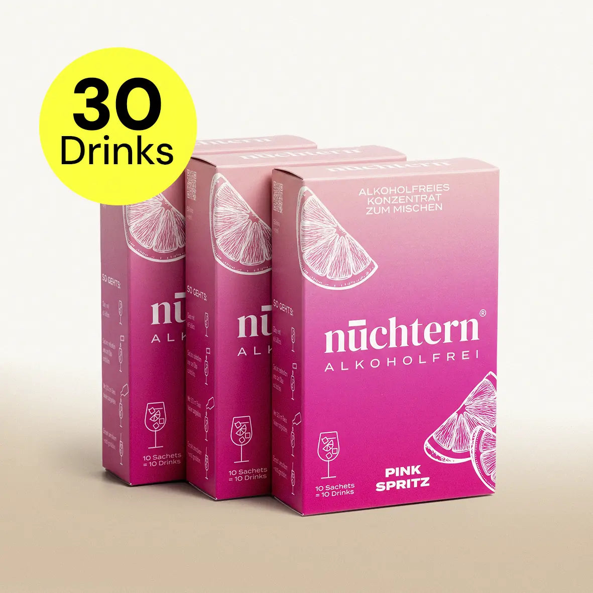 Pink Spritz alkoholfrei – 30 Drinks