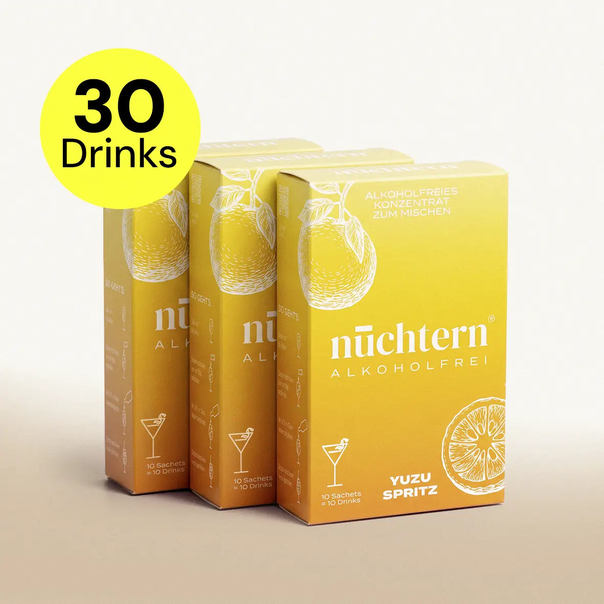 Yuzu Spritz alkoholfrei – 30 Drinks