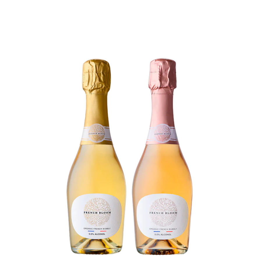 French Bloom Le Duo – Blanc & Rosé Sekt ohne Alkohol 375 ml