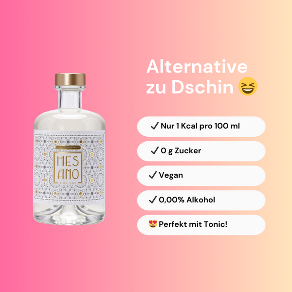 Mesano Dry Sin Gin Alternative ohne Alkohol 500 ml