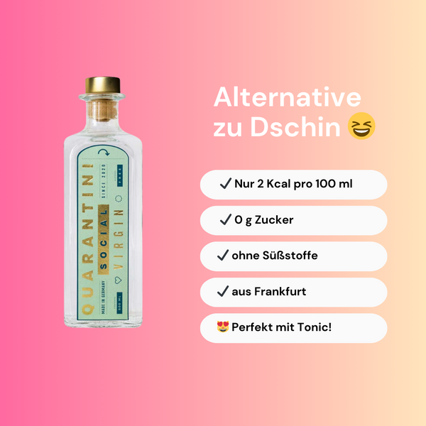 Quarantini Social Virgin Gin Alternative alkoholfrei 500 ml