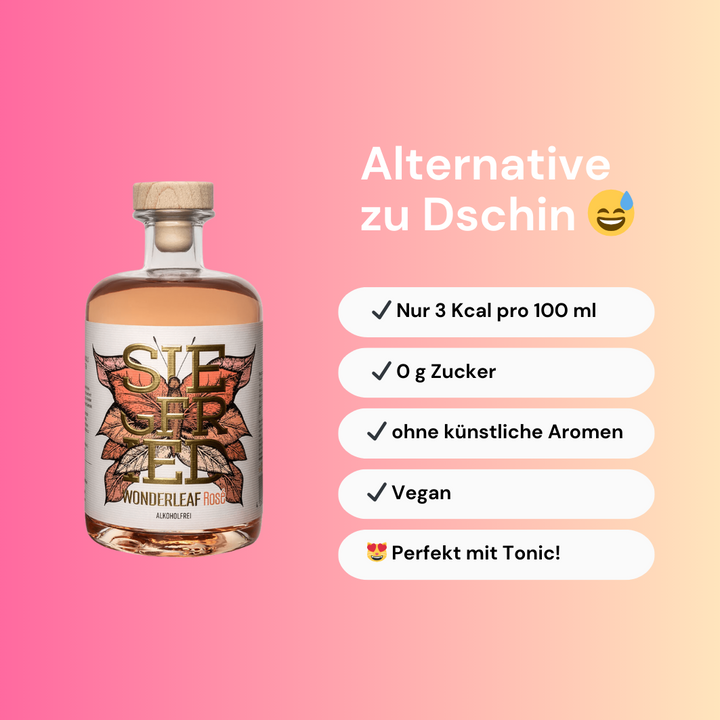 Siegfried Wonderleaf Rosé Gin Alternative Alkoholfrei 500 ml