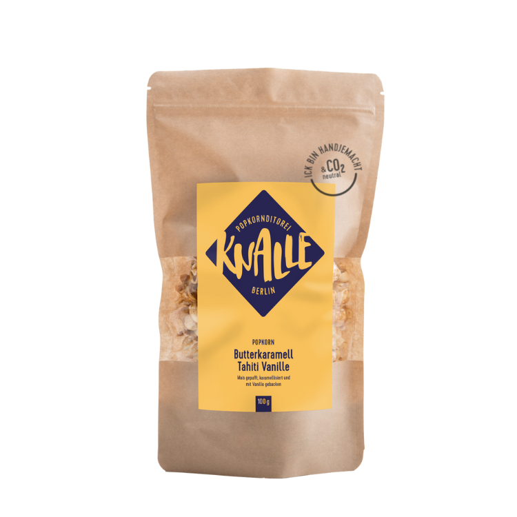 Knalle Butterkaramell Tahiti-Vanille Popcorn 100 g