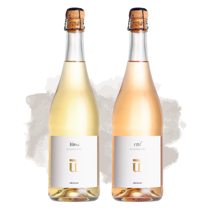 Kennenlernpaket: nüchtern Sparkling Blanc & Rosé alkoholfrei 750 ml (2er-Paket)