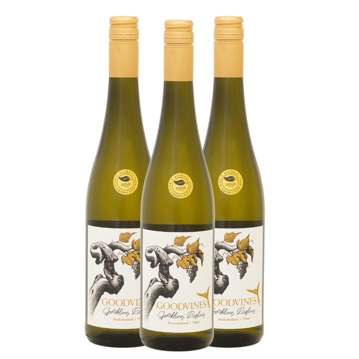 Goodvines Prickelnder Riesling Weißwein alkoholfrei 750 ml