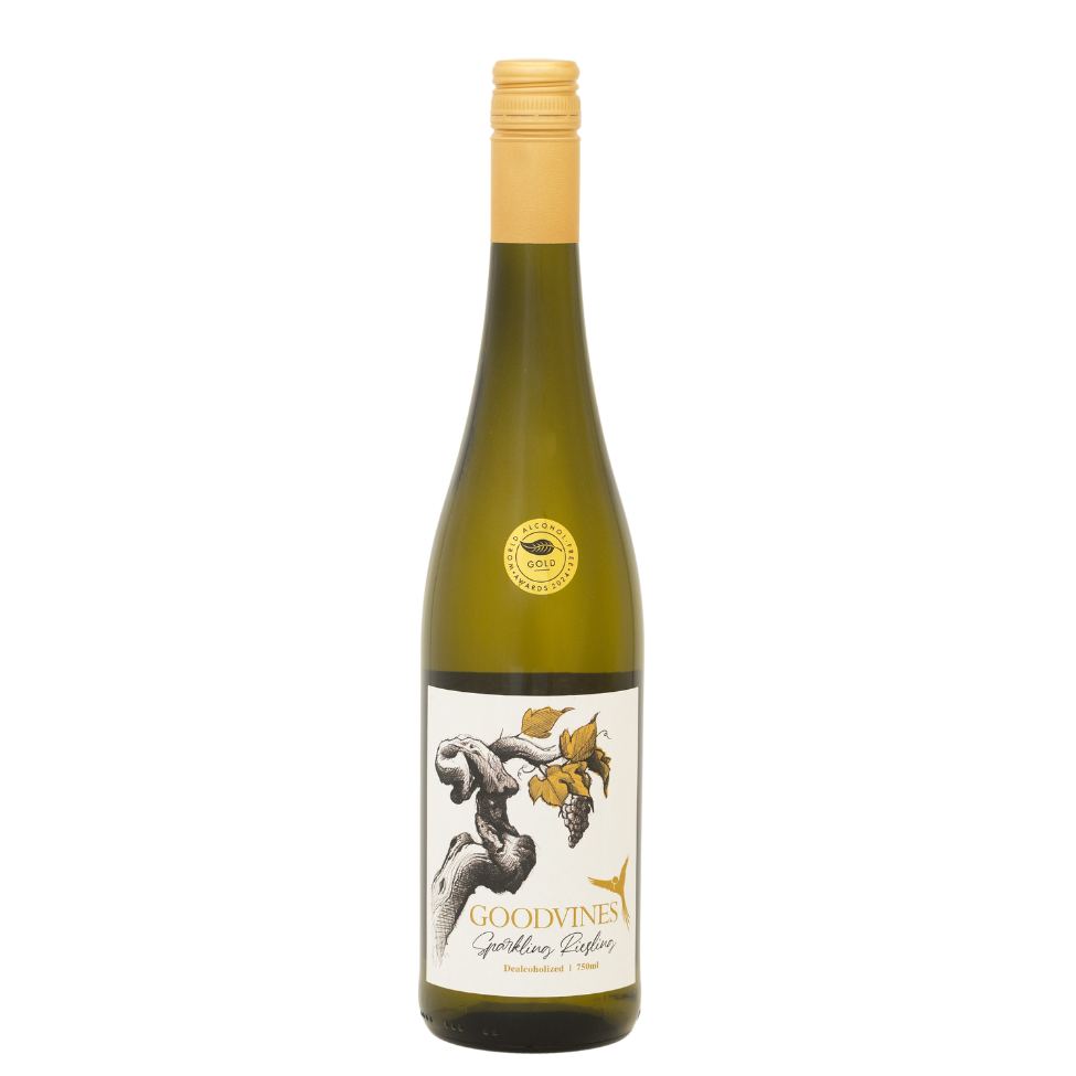 Goodvines Prickelnder Riesling Weißwein alkoholfrei 750 ml