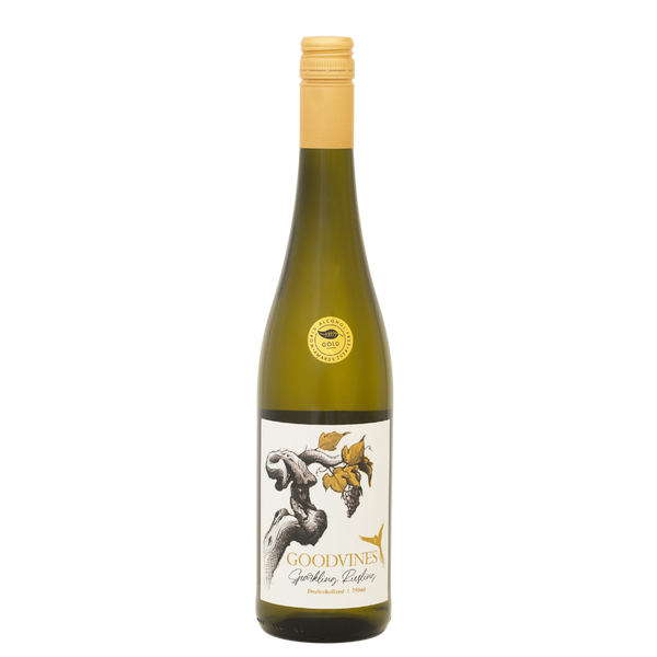 Goodvines Prickelnder Riesling Weißwein alkoholfrei 750 ml