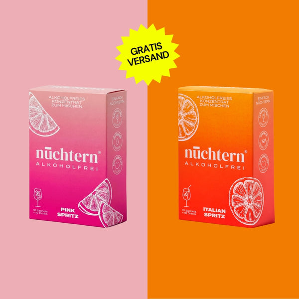 nüchtern Spritz Duo - Italian & Pink Spritz alkoholfrei