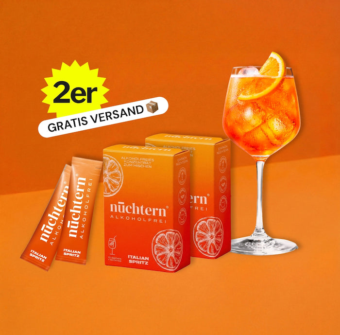 nüchtern Italian Spritz Alkoholfrei – 2er‑Paket (20 Drinks für deinen Aperitivo)