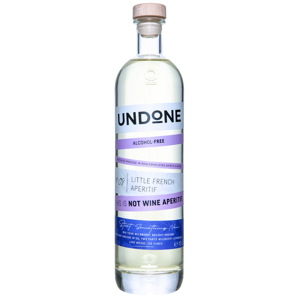 Undone NO.8 Not Wine Aperitif weiße Wermut Alternative Alkoholfrei 700 ml