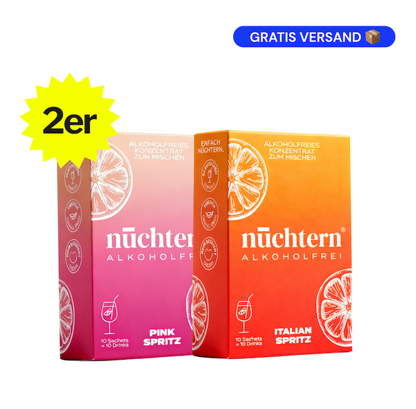 nüchtern Spritz Mixed‑Paket Alkoholfrei – 20 Drinks (Italian + Pink Spritz)