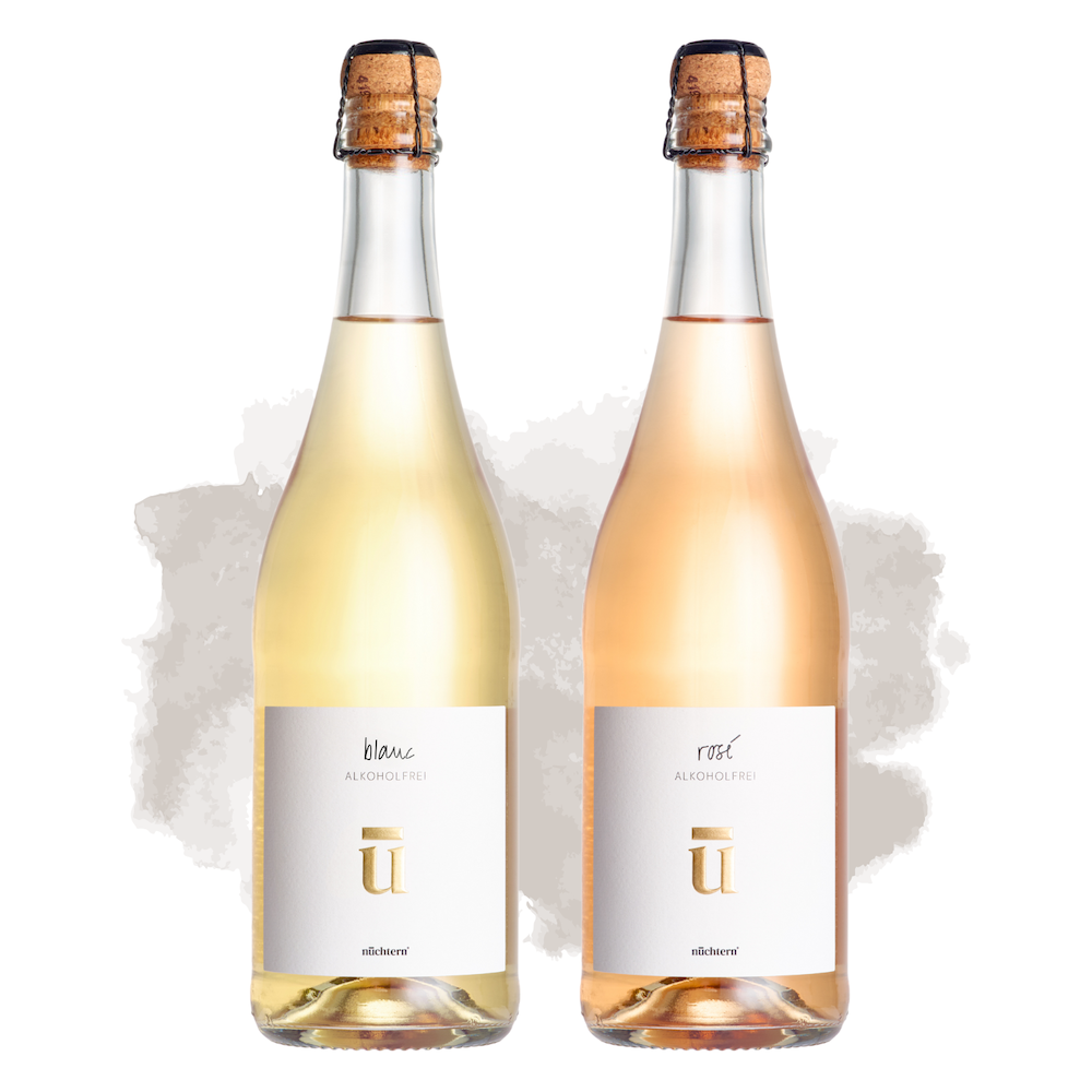 Kennenlernpaket: nüchtern Sparkling Blanc & Rosé alkoholfrei 750 ml (2er-Paket)