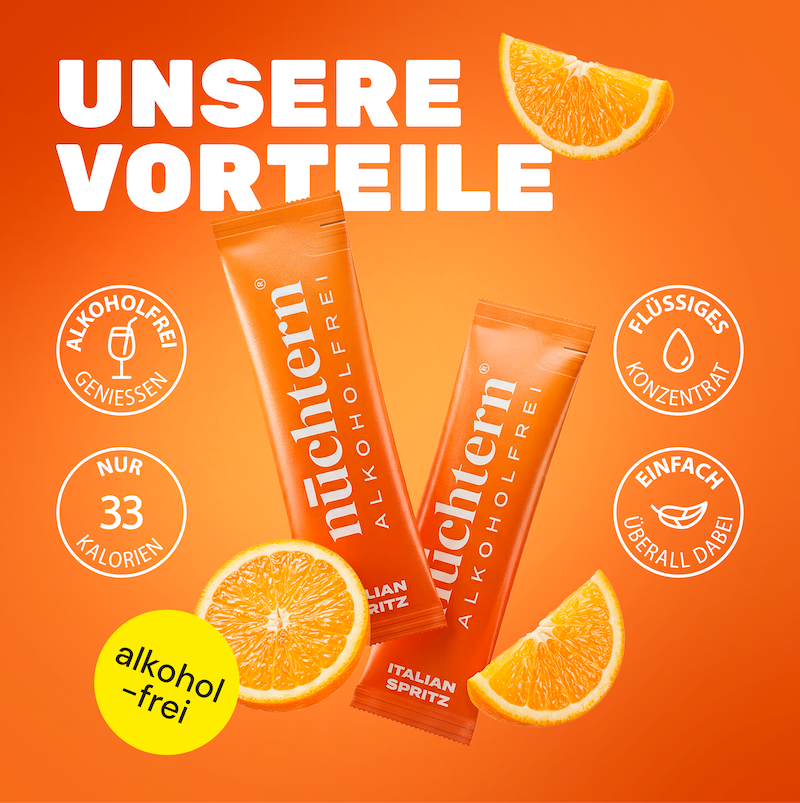 nüchtern Spritz Aperitivo Set Alkoholfrei – 20 Drinks (Italian + Pink Spritz)