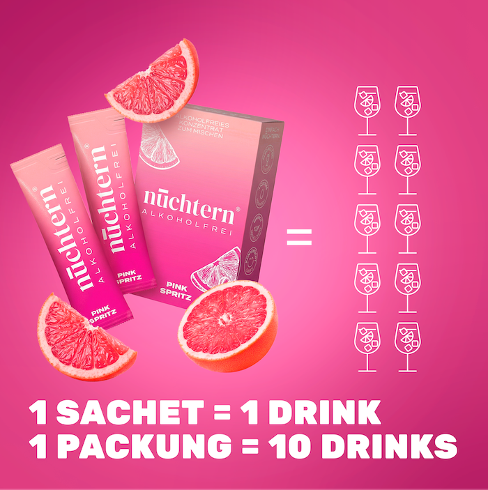 nüchtern Pink Spritz Alkoholfrei – 10 Drinks für deinen Aperitivo