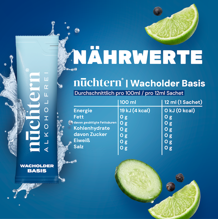 nüchtern Wacholder Basis Alkoholfrei – 10 alkoholfreie Drinks
